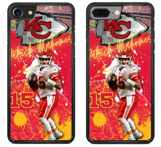 Patrick Mahomes Kansas City Chiefs Wallpaper iPhone 8 | 8 Plus Case