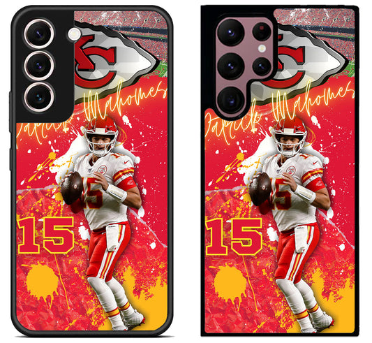 Patrick Mahomes Kc Chiefs Wallpaper Samsung Galaxy S22 | S22+ | S22 Ultra Case