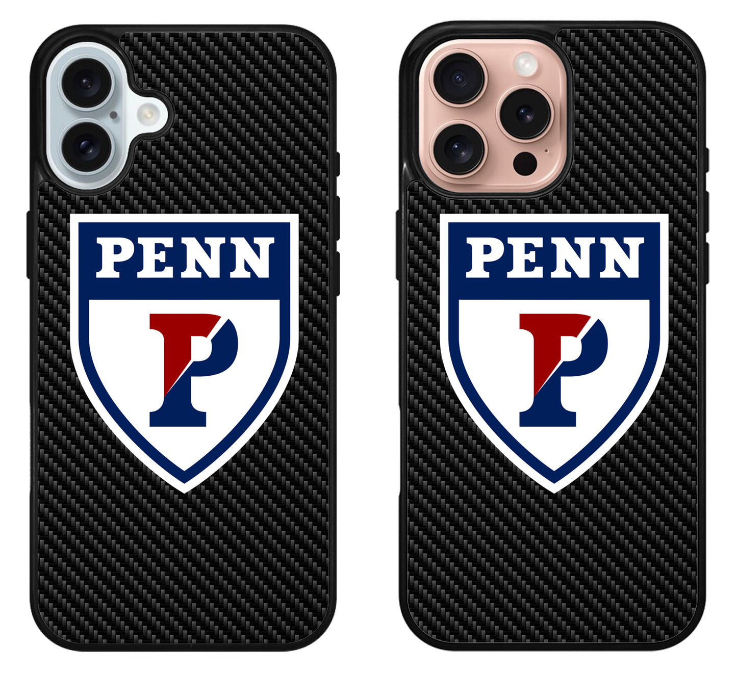 Penn Quakers Carbon iPhone 16 | 16 Plus | 16 Pro | 16 Pro Max Case