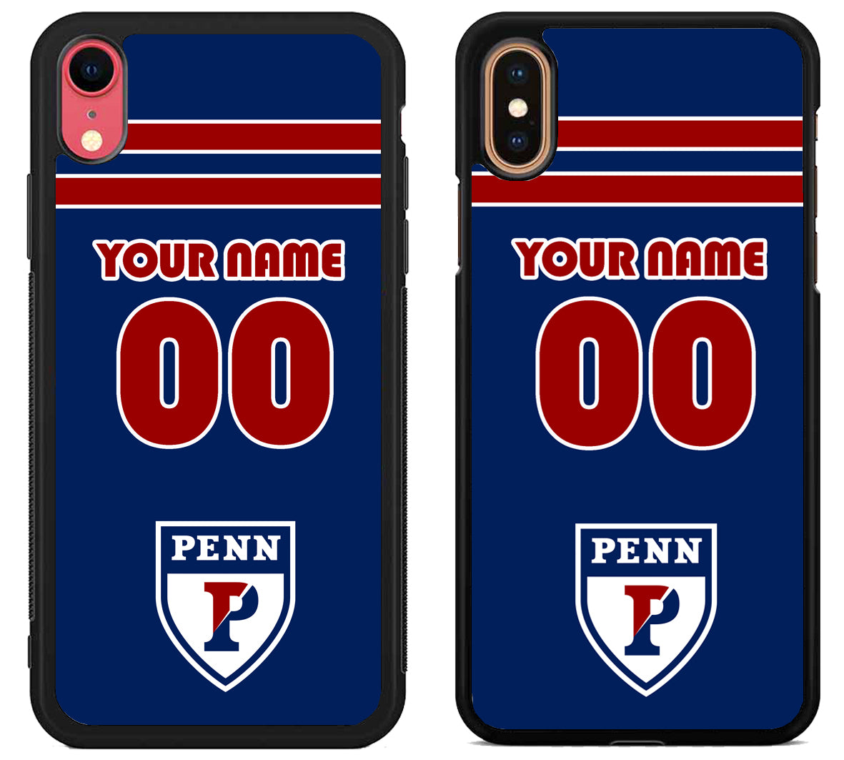 Custom Personalized Penn Quakers iPhone X | Xs | Xr | Xs Max Case