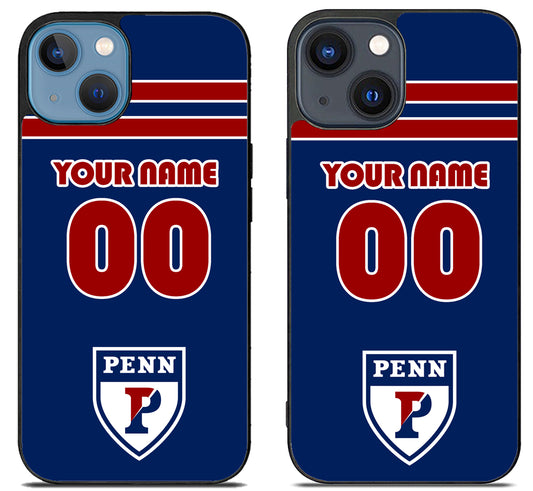 Custom Personalized Penn Quakers iPhone 15 | iPhone 15 Plus Case