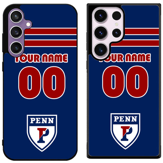 Custom Personalized Penn Quakers Samsung Galaxy S24 | S24+ | S24 Ultra Case