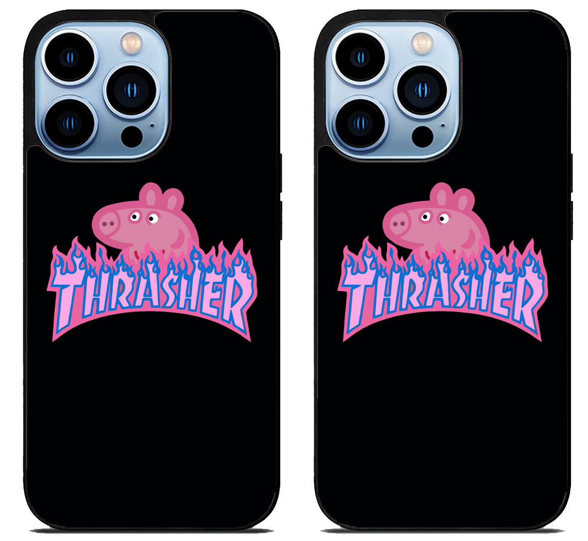 Peppa Pig Black Thrasher iPhone 15 Pro | iPhone 15 Pro Max Case