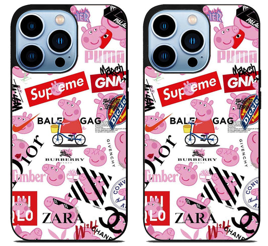 Peppa Pig Hypebeast iPhone 15 Pro | iPhone 15 Pro Max Case