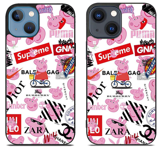 Peppa Pig Hypebeast iPhone 15 | iPhone 15 Plus Case