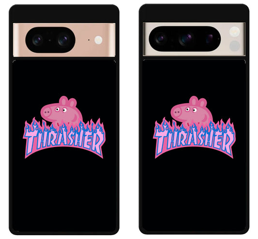 Peppa Pig Thrasher Black Google Pixel 8 | 8 Pro Case