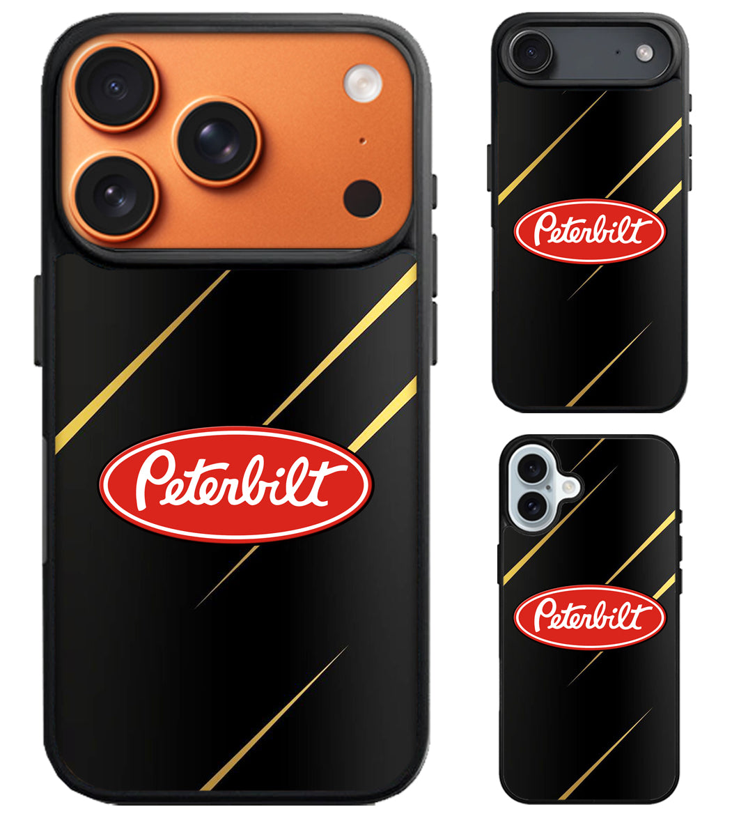 Peterbilt Black Metallic iPhone Air | iPhone 17 | 17 Pro | 17 Pro Max Case