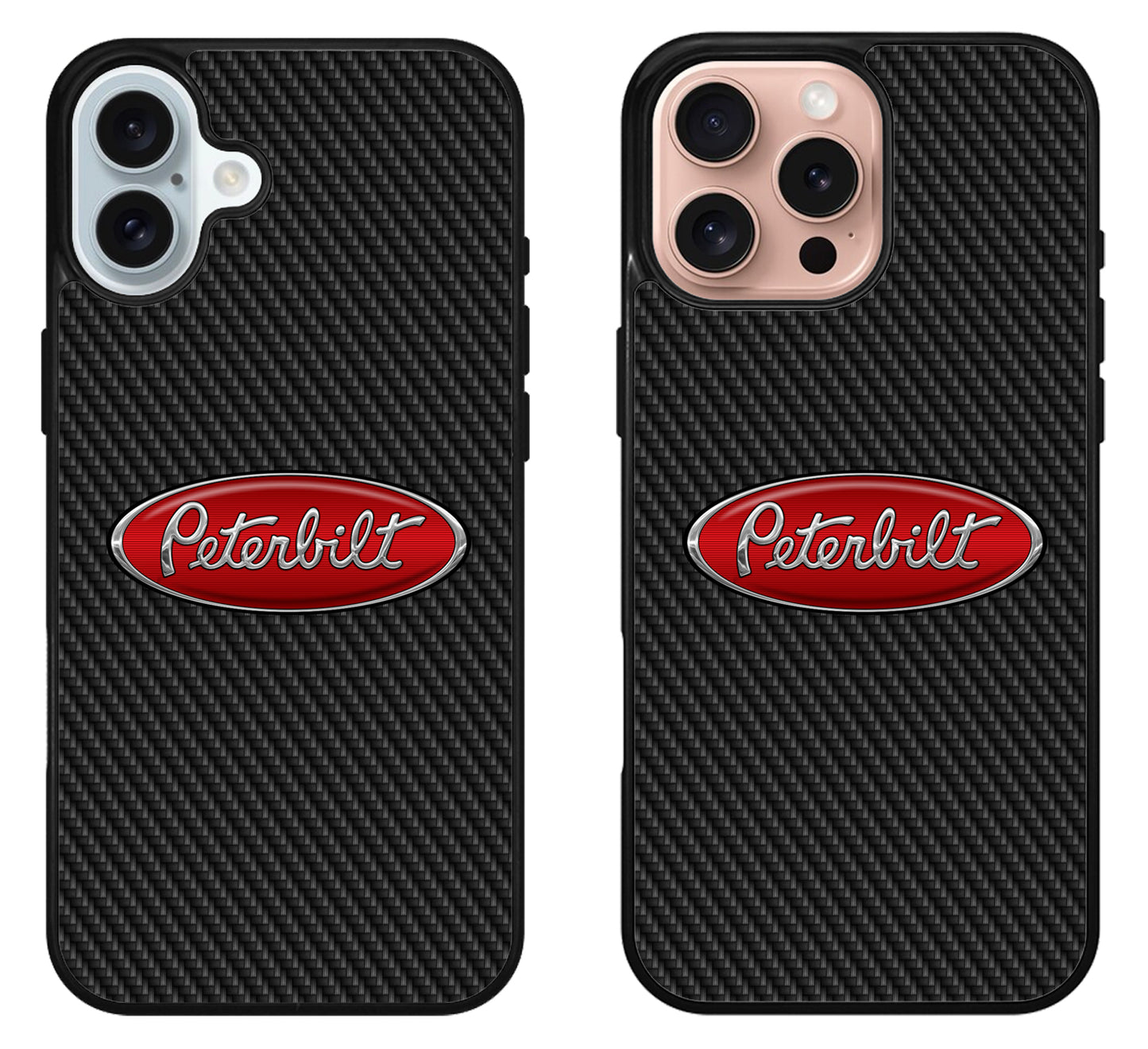 Peterbilt Logo Carbon iPhone 16 | 16 Plus | 16 Pro | 16 Pro Max Case