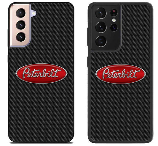 Peterbilt Logo Carbon Samsung Galaxy S21 | S21 FE | S21+ | S21 Ultra Case