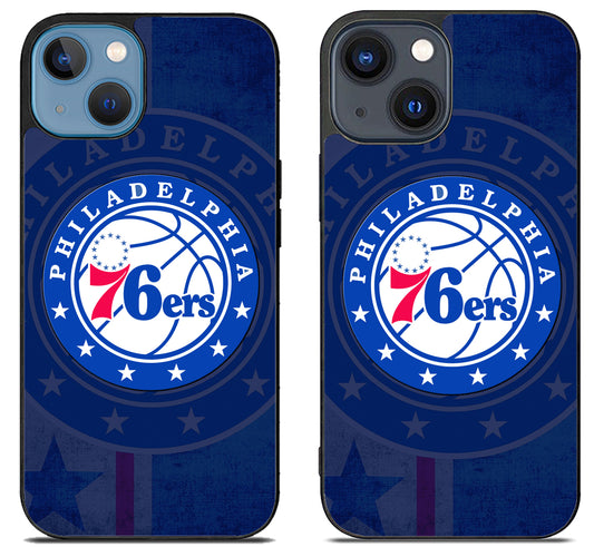 Philadelphia 76ers Background iPhone 15 | iPhone 15 Plus Case