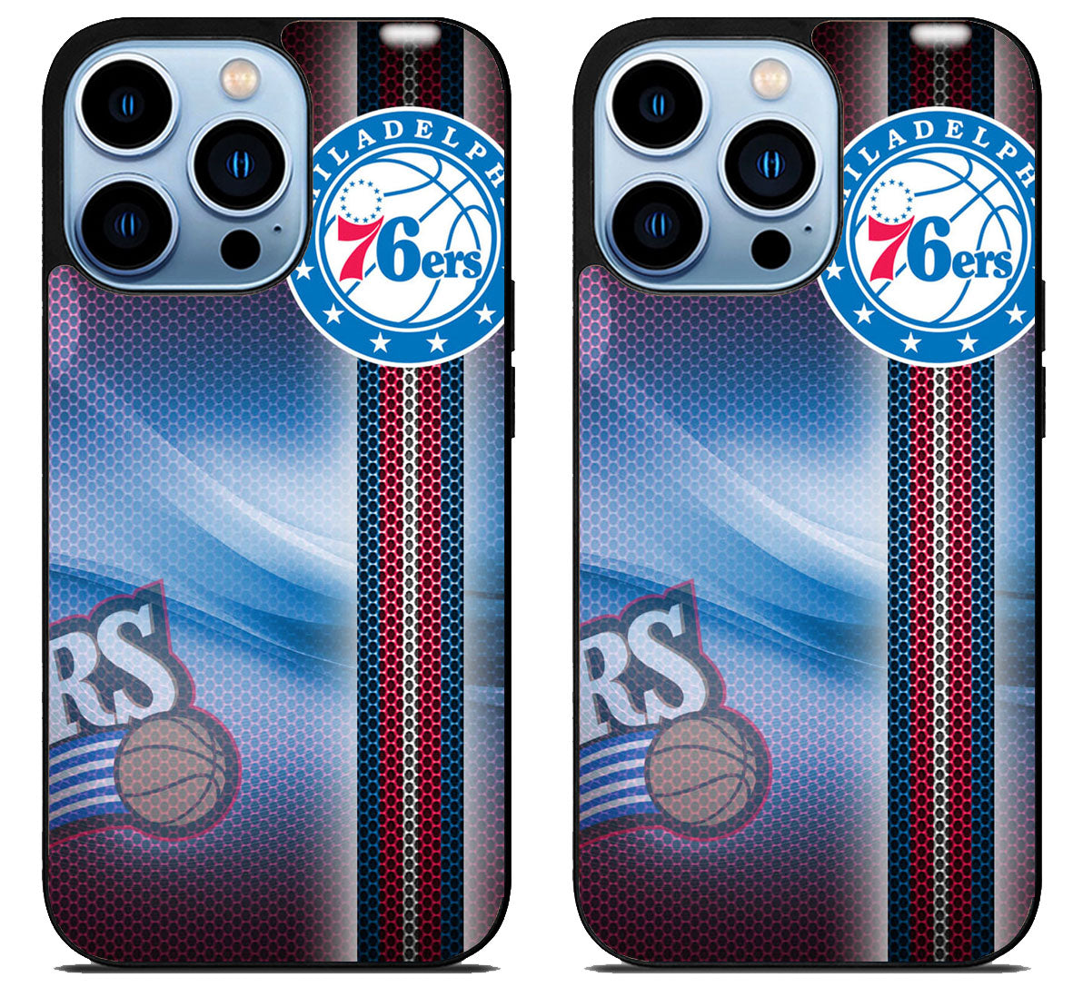 Philadelphia 76ers Background iPhone 15 Pro | iPhone 15 Pro Max Case