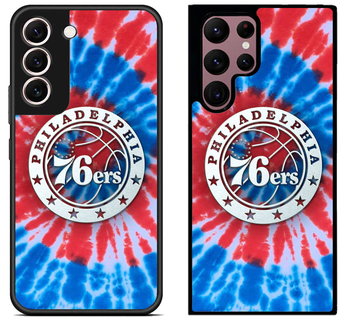 Philadelphia 76ers Logo Tye Die Samsung Galaxy S22 | S22+ | S22 Ultra Case