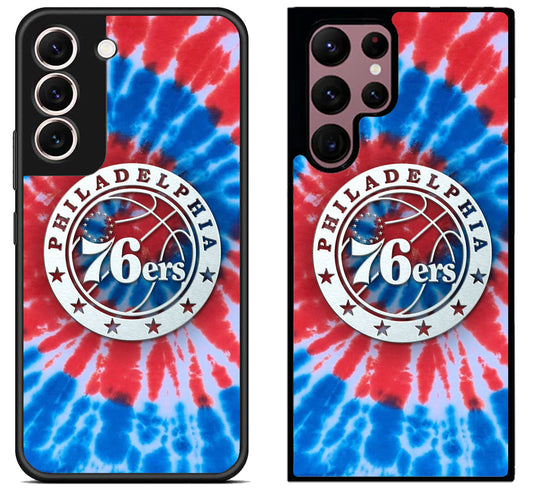Philadelphia 76ers Logo Tye Die Samsung Galaxy S22 | S22+ | S22 Ultra Case