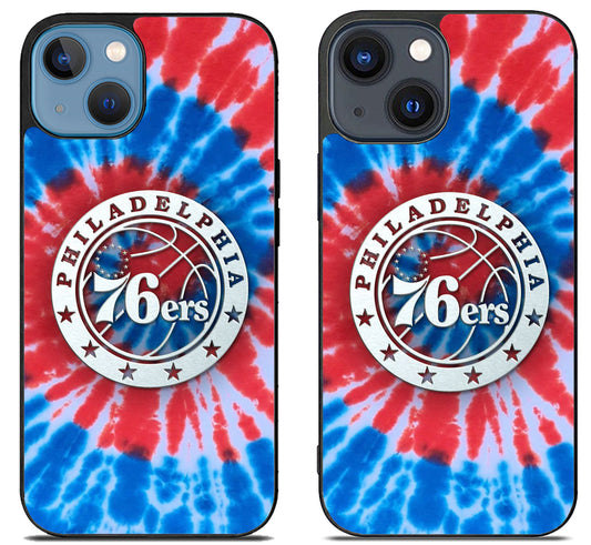Philadelphia 76ers Logo Tye Die iPhone 15 | iPhone 15 Plus Case