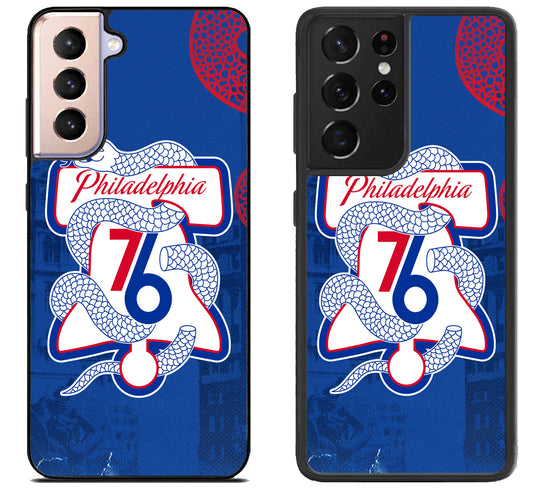 Philadelphia 76ers Logo Samsung Galaxy S21 | S21 FE | S21+ | S21 Ultra Case