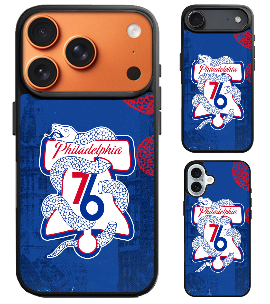 Philadelphia 76ers Logo iPhone Air | iPhone 17 | 17 Pro | 17 Pro Max Case