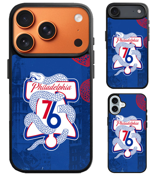 Philadelphia 76ers Logo iPhone Air | iPhone 17 | 17 Pro | 17 Pro Max Case