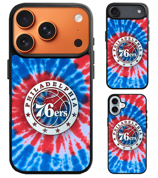 Philadelphia 76ers Tye Dye iPhone Air | iPhone 17 | 17 Pro | 17 Pro Max Case