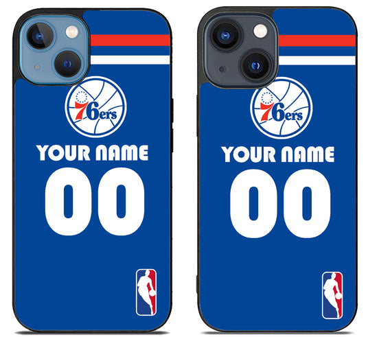 Custom Personalized Philadelphia 76ers NBA iPhone 15 | iPhone 15 Plus Case