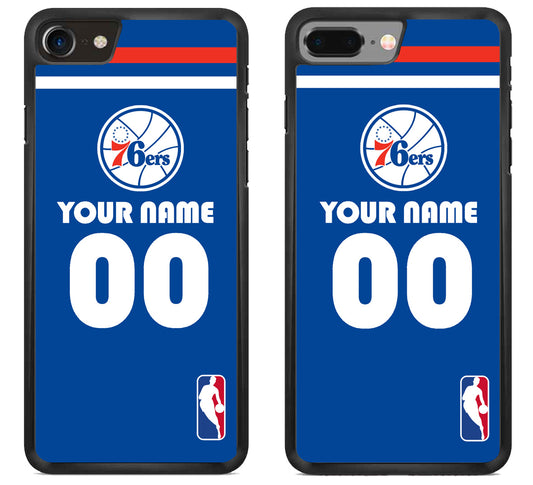 Custom Personalized Philadelphia 76ers NBA iPhone 8 | 8 Plus Case