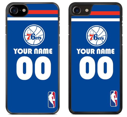 Custom Personalized Philadelphia 76ers NBA iPhone SE 2020 | iPhone SE 2022 Case