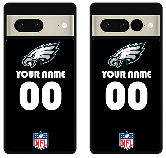 Custom Personalized Philadelphia Eagles NFL Google Pixel 7 | 7 Pro Case