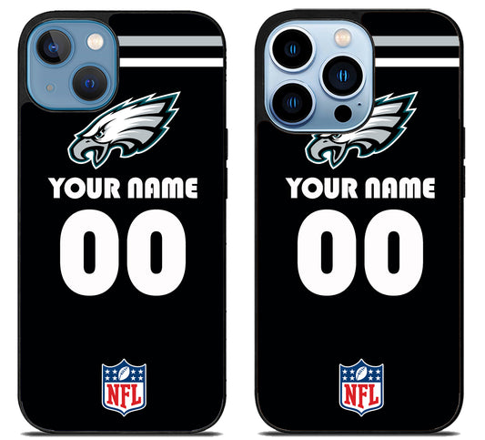 Custom Personalized Philadelphia Eagles NFL iPhone 13 | 13 Mini | 13 Pro | 13 Pro Max Case