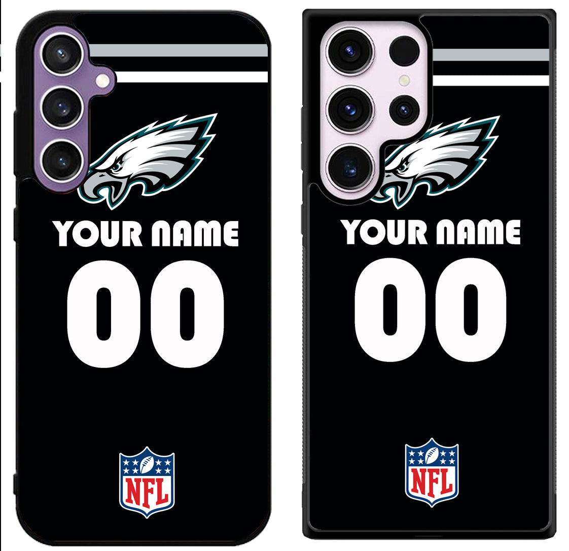 Custom Personalized Philadelphia Eagles Samsung Galaxy S24 | S24+ | S24 Ultra Case