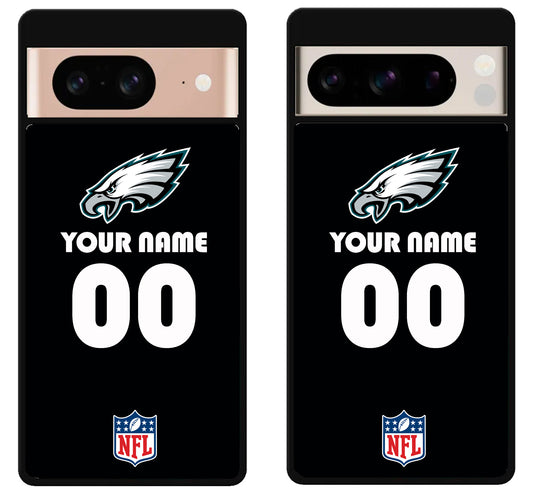 Custom Personalized Philadelphia Eagles NFL Google Pixel 8 | 8 Pro Case