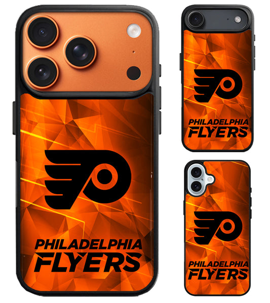 Philadelphia Flyers Background iPhone Air | iPhone 17 | 17 Pro | 17 Pro Max Case