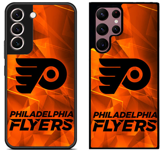 Philadelphia Flyers Background Samsung Galaxy S22 | S22+ | S22 Ultra Case