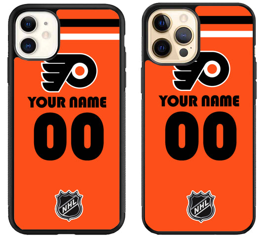 Custom Personalized Philadelphia Flyers NHL iPhone 12 | 12 Mini | 12 Pro | 12 Pro Max Case