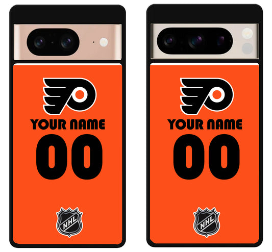 Custom Personalized Philadelphia Flyers NHL Google Pixel 8 | 8 Pro Case