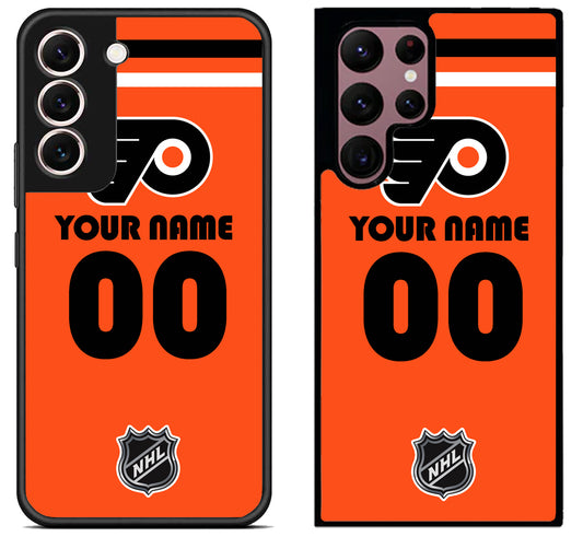 Custom Personalized Philadelphia Flyers NHL Samsung Galaxy S22 | S22+ | S22 Ultra Case