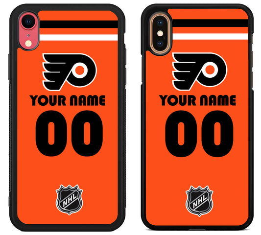 Custom Personalized Philadelphia Flyers NHL iPhone X | Xs | Xr | Xs Max Case