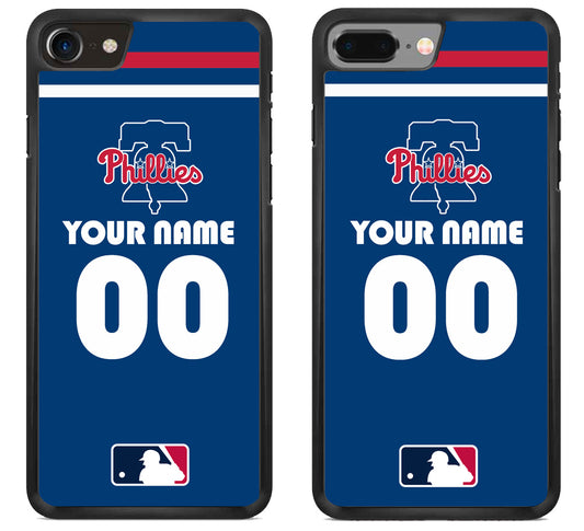 Custom Personalized Philadelphia Phillies MLB iPhone 8 | 8 Plus Case