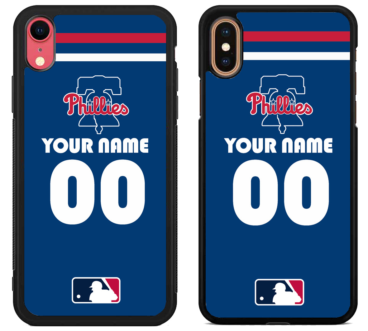 Custom Personalized Philadelphia Phillies MLB iPhone X | Xs | Xr | Xs Max Case