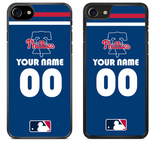 Custom Personalized Philadelphia Phillies MLB iPhone SE 2020 | iPhone SE 2022 Case