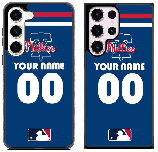 Custom Personalized Philadelphia Phillies MLB Samsung Galaxy S23 | S23+ | S23 Ultra Case