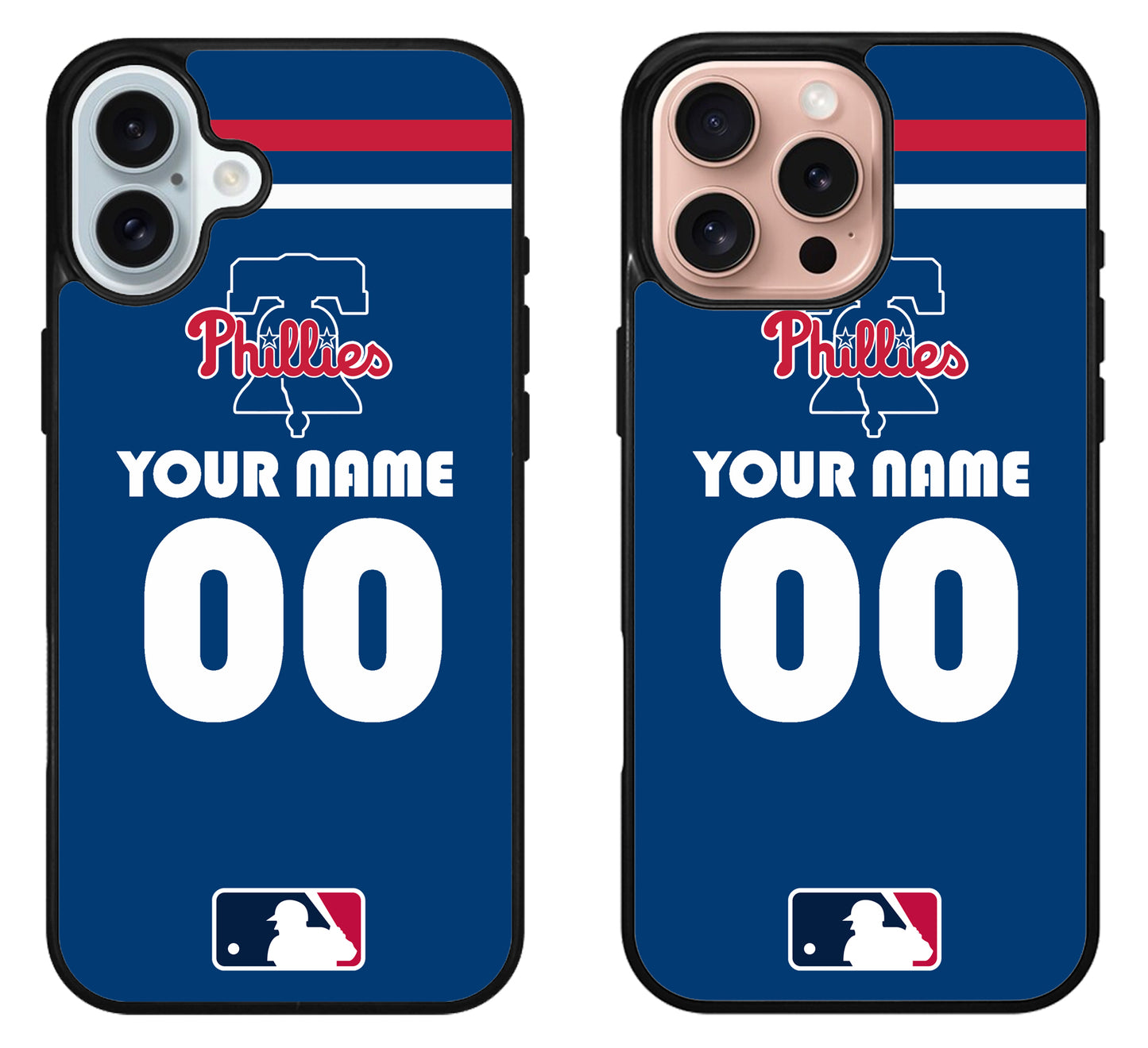 Custom Personalized Philadelphia Phillies iPhone 16 | 16 Plus | 16 Pro | 16 Pro Max Case