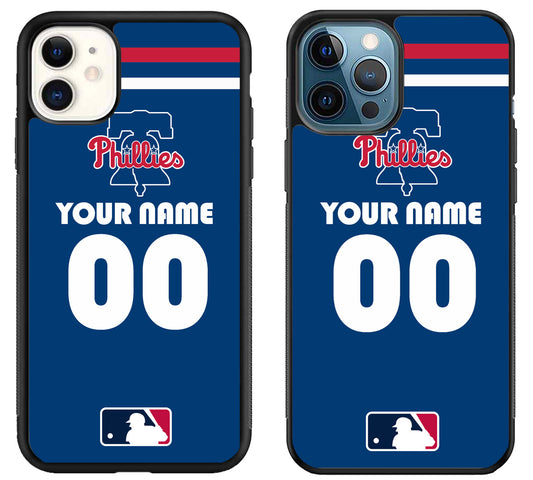 Custom Personalized Philadelphia Phillies MLB iPhone 11 | 11 Pro | 11 Pro Max Case