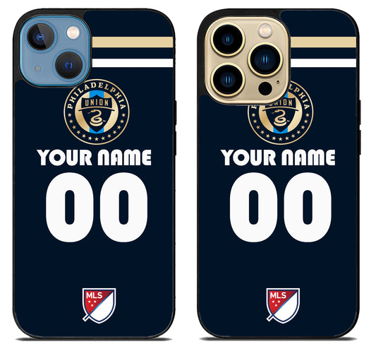 Custom Personalized Philadelphia Union MLS iPhone 14 | 14 Plus | 14 Pro | 14 Pro Max Case