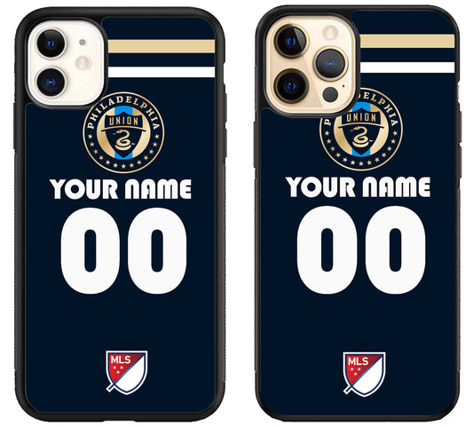 Custom Personalized Philadelphia Union MLS iPhone 12 | 12 Mini | 12 Pro | 12 Pro Max Case