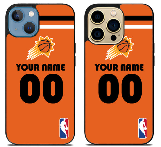 Custom Personalized Phoenix Suns NBA iPhone 14 | 14 Plus | 14 Pro | 14 Pro Max Case