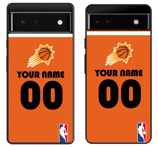 Custom Personalized Phoenix Suns NBA Google Pixel 6 | 6A | 6 Pro Case