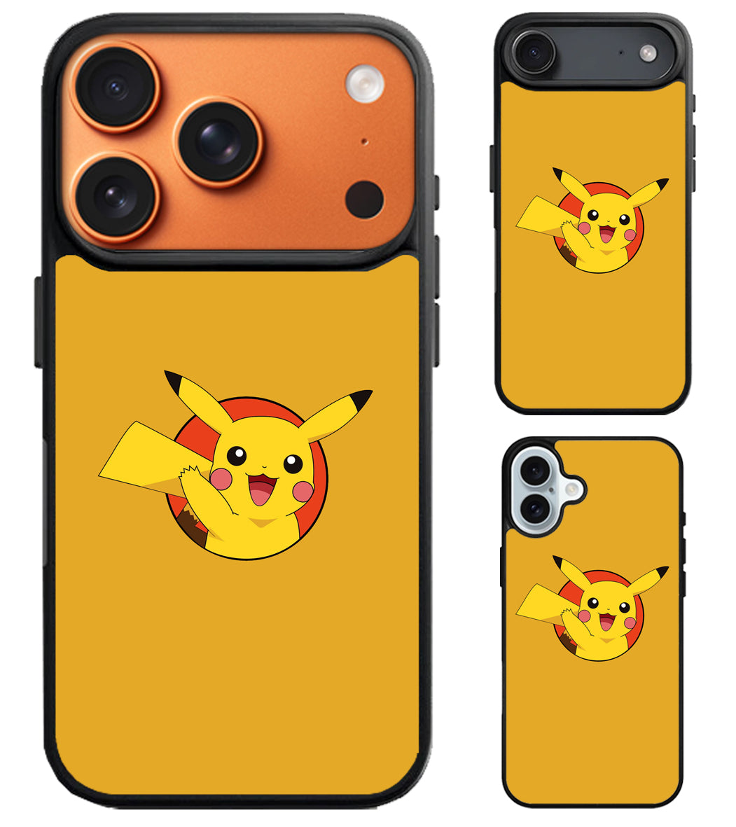 Pikachu Pokemon Hello iPhone Air | iPhone 17 | 17 Pro | 17 Pro Max Case