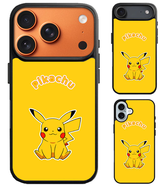 Pikachu Pokemon iPhone Air | iPhone 17 | 17 Pro | 17 Pro Max Case