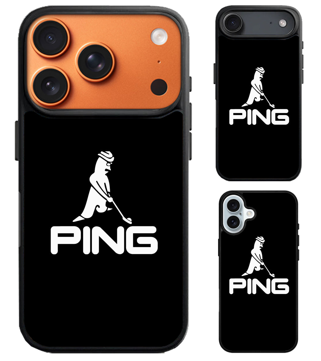 Ping Golf Black iPhone Air | iPhone 17 | 17 Pro | 17 Pro Max Case