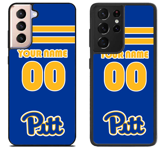 Custom Personalized Pittsburgh Panthers Samsung Galaxy S21 | S21 FE | S21+ | S21 Ultra Case