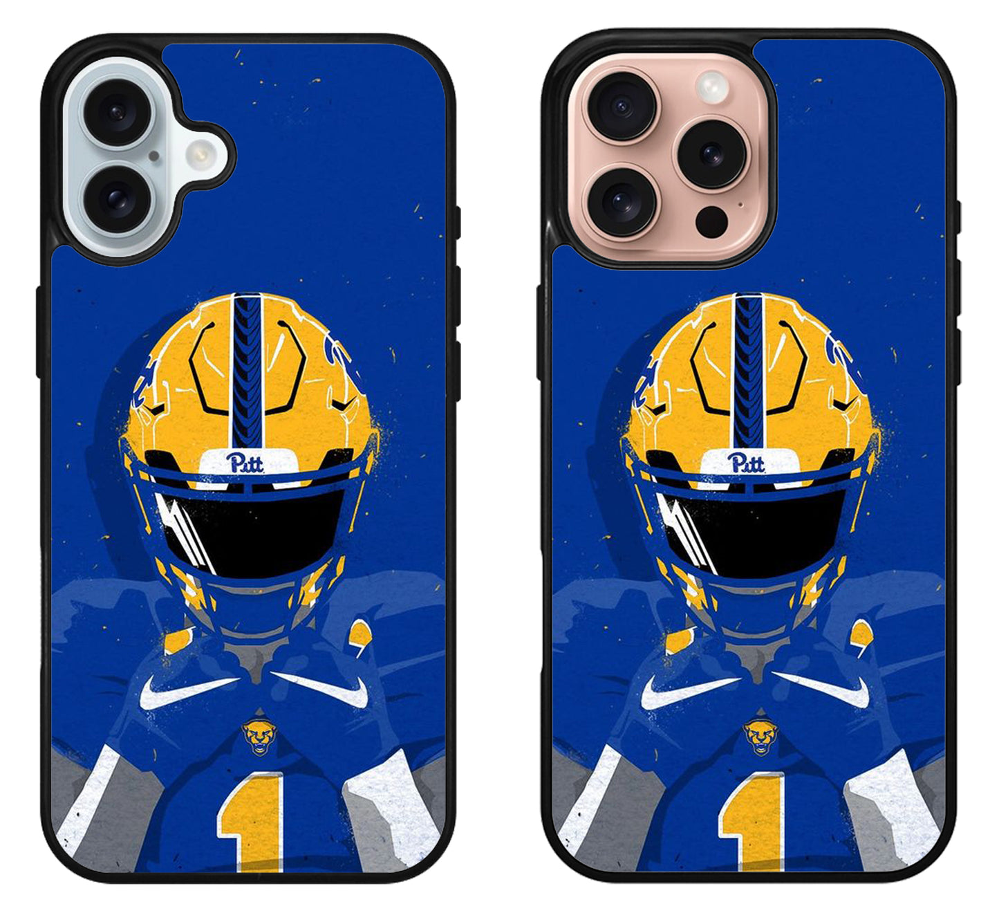 Pittsburgh Panthers football iPhone 16 | 16 Plus | 16 Pro | 16 Pro Max Case